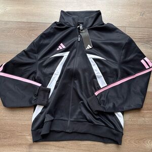 Men’s Size Large Adidas Tiro Track Soccer Jacket Black JC9448